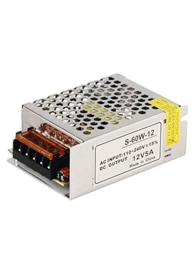 Universal Regulated Switching Power Supply 60W AC 110V 220V to DC 12V 5A for CCTV - Image 1