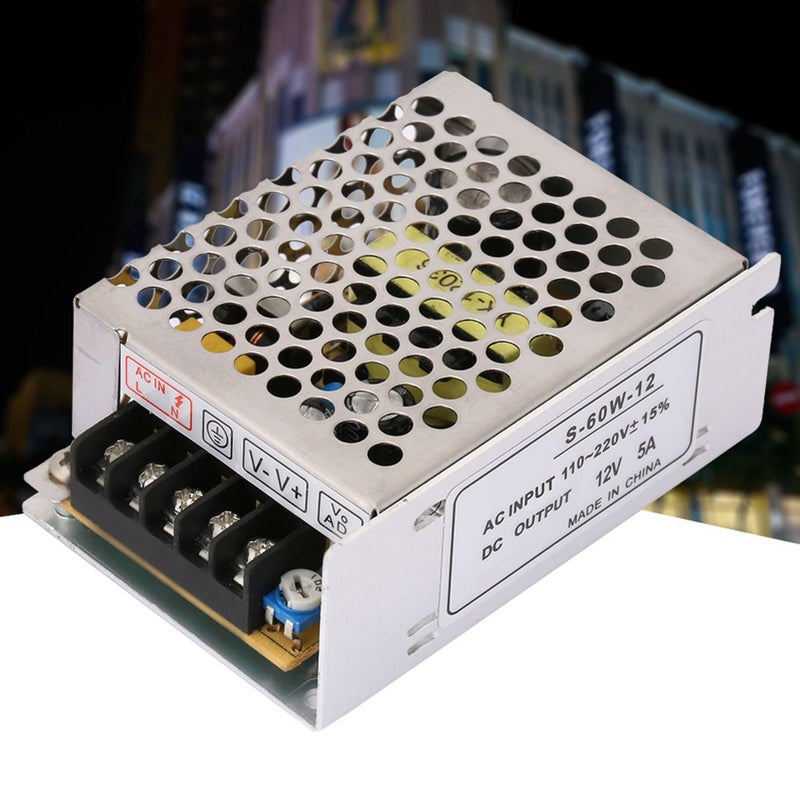Universal Regulated Switching Power Supply 60W AC 110V 220V to DC 12V 5A for CCTV - Image 4