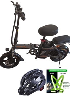Winner Sky Sky Electric Scooter (K11) 500W 48V 13Ah, 30Km Long Range With Two Seats This Amazing Next Generation E Scooter Comes With Free Helmet,Mobile Holder And Safety Belt (Unisex Adults,Youth)  - Image 1