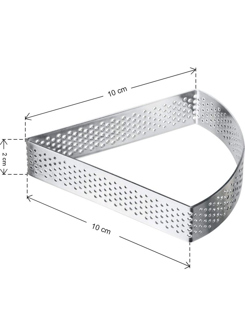 Nar Kalıp Pomegranate Mold Nar Mold Triangular Hole Tart Mold 6 Pieces  - Image 3