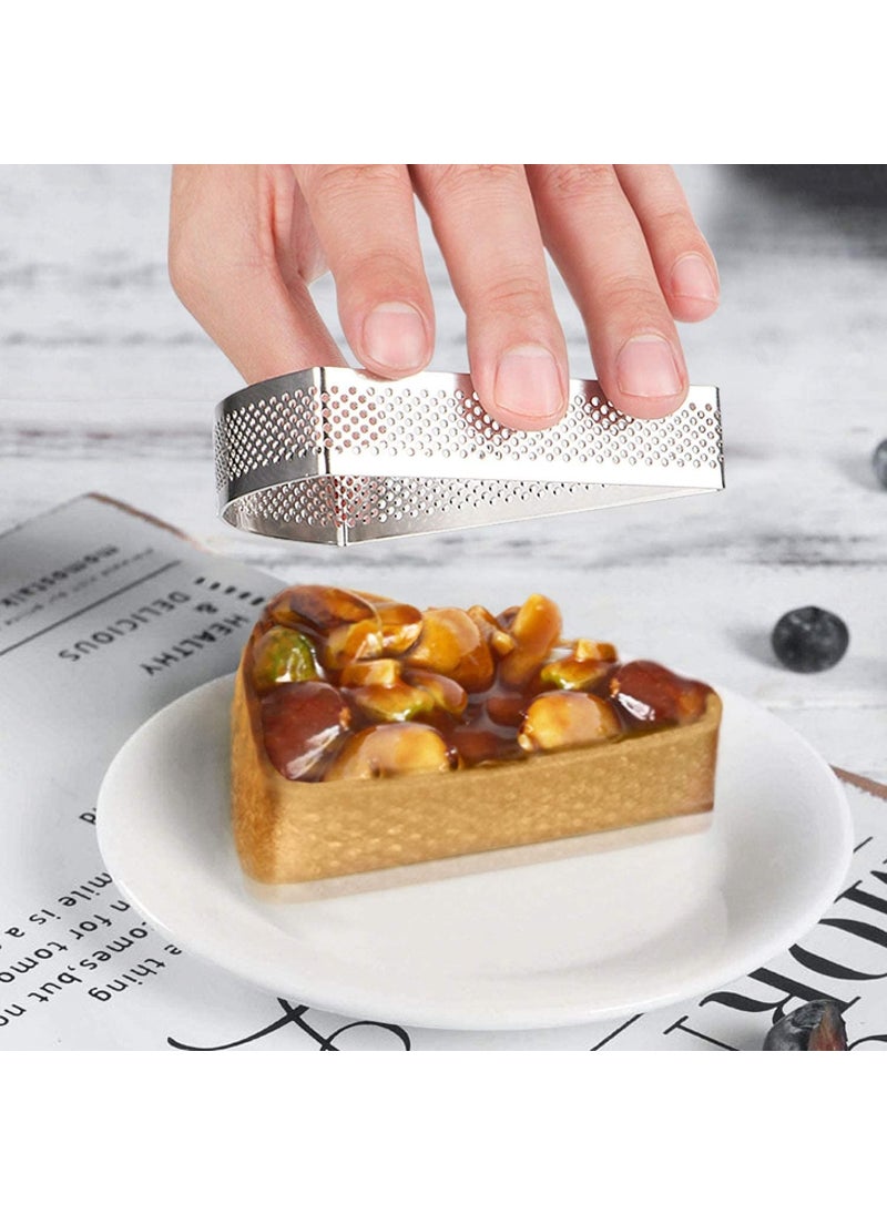 Nar Kalıp Pomegranate Mold Nar Mold Triangular Hole Tart Mold 6 Pieces  - Image 5