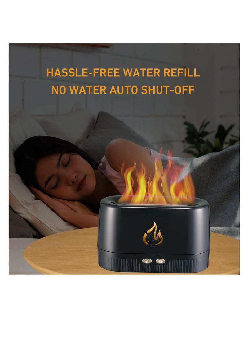 AKDC  Diffuser with Flame Light, Cool Mist Humidifier Flame Diffuser with Waterless Auto-Off Protection - Image 2