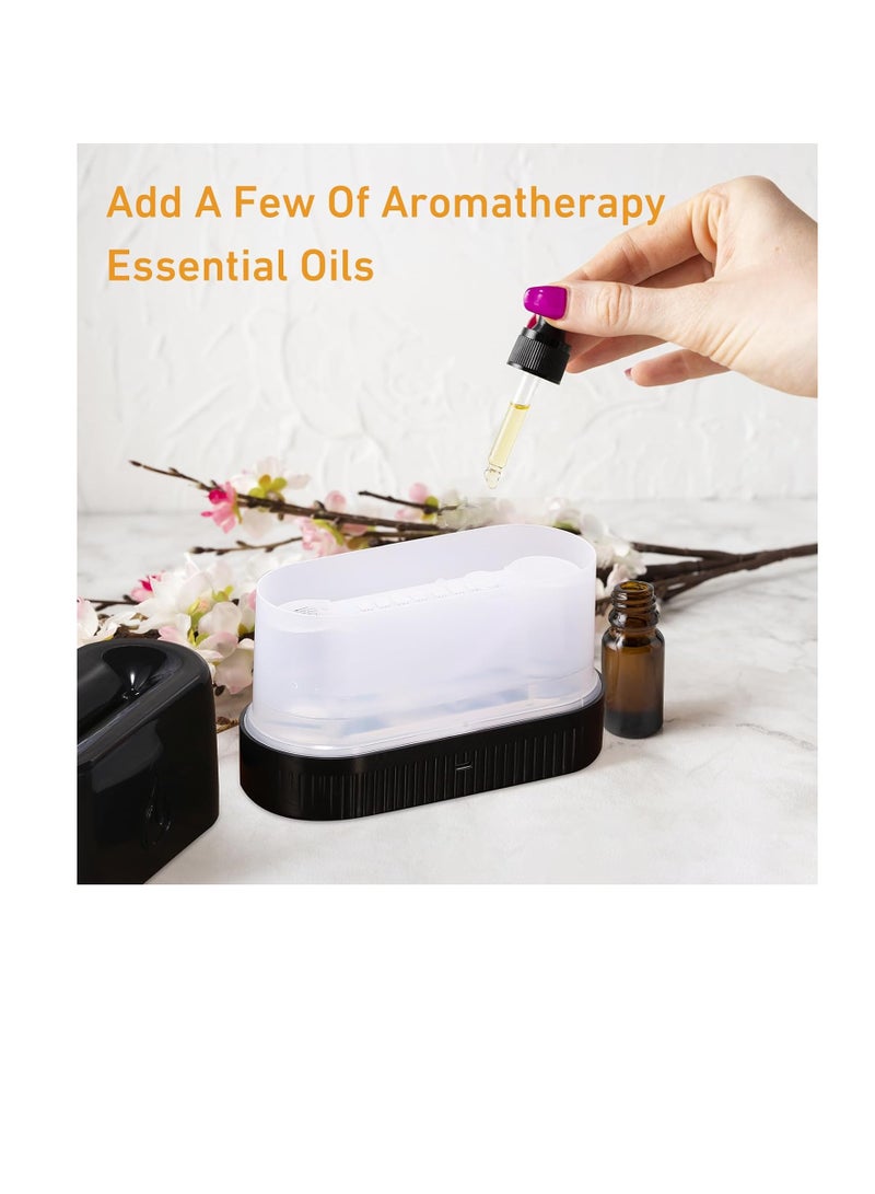 AKDC  Diffuser with Flame Light, Cool Mist Humidifier Flame Diffuser with Waterless Auto-Off Protection - Image 3