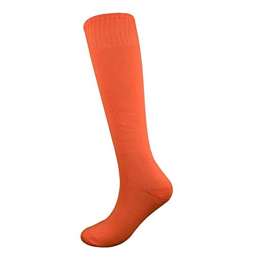Fitliva Baseball Socks Orange Tube Socks for Sports Meeting Bulk Team (12Pack-Neon Orange) - Image 4