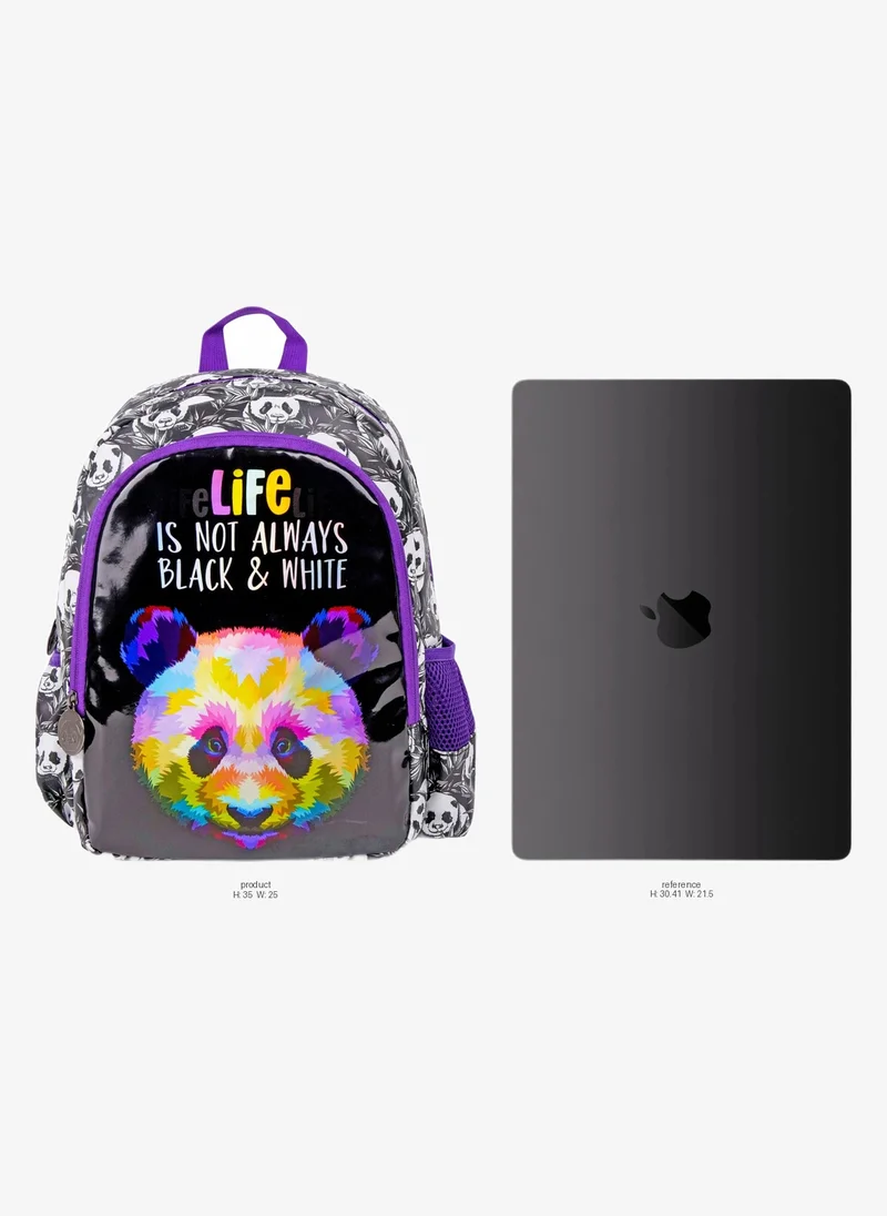 Nova Nova Panda School Backpack 14-Inch School Bag
