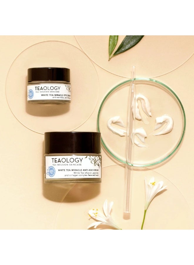 Teaology White Tea Miracle Anti-Age Cream Face and Neck 50ml - Image 4