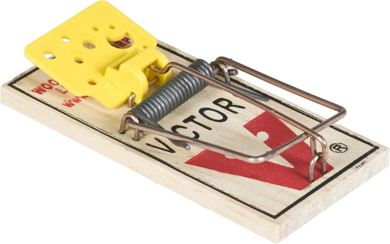 Victor Wood Mouse Trap, Pack of 4, M033 - Prebaited for Effective Rodent Control - Image 1