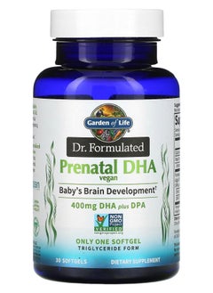 Dr. Formulated Vegan Prenatal DHA 400 mg 30 Softgels