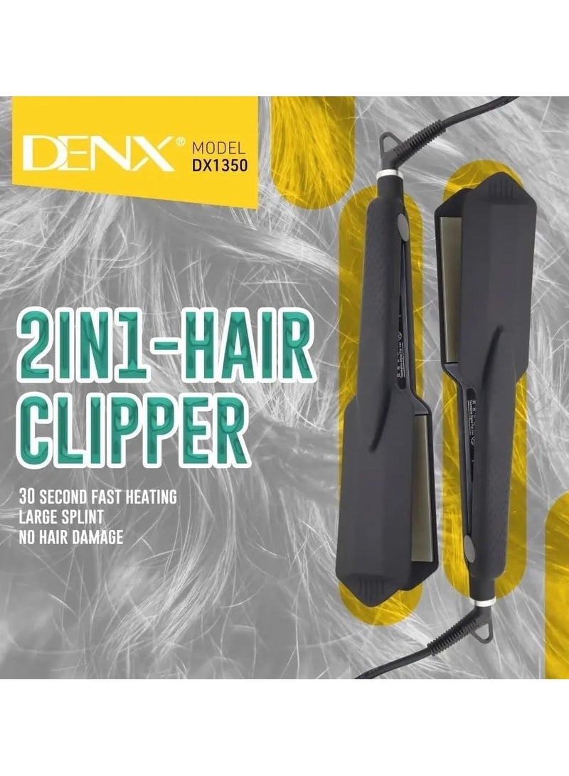 Denx 2-in-1 Ceramic Hair Styler For Straight And Curly Hair - From Denx - Image 2