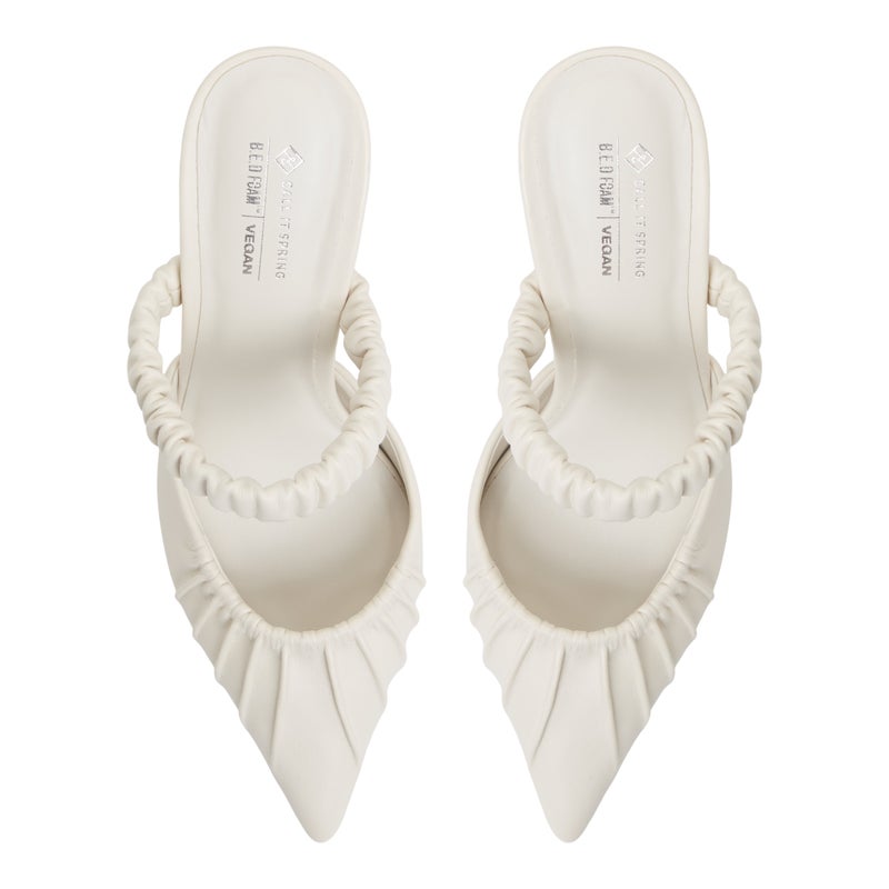 CALL IT SPRING Pointed Toe Ankle Strap Mid Heel Pumps  - Image 5