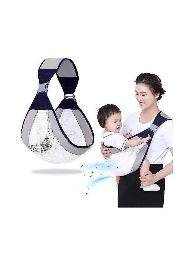 ريبنيو حاملة الاطفال حديثي الولادة وحتى الأطفال الصغار أغطية أطفال شبكية مريحة ثلاثية الأبعاد حبال أطفال قابلة للتعديل غطاء أطفال خفيف الوزن قابل للتنفس مع أشرطة كتف سميكة للرضع من عمر 0 ​​إلى 36 شهرًا - Image 1