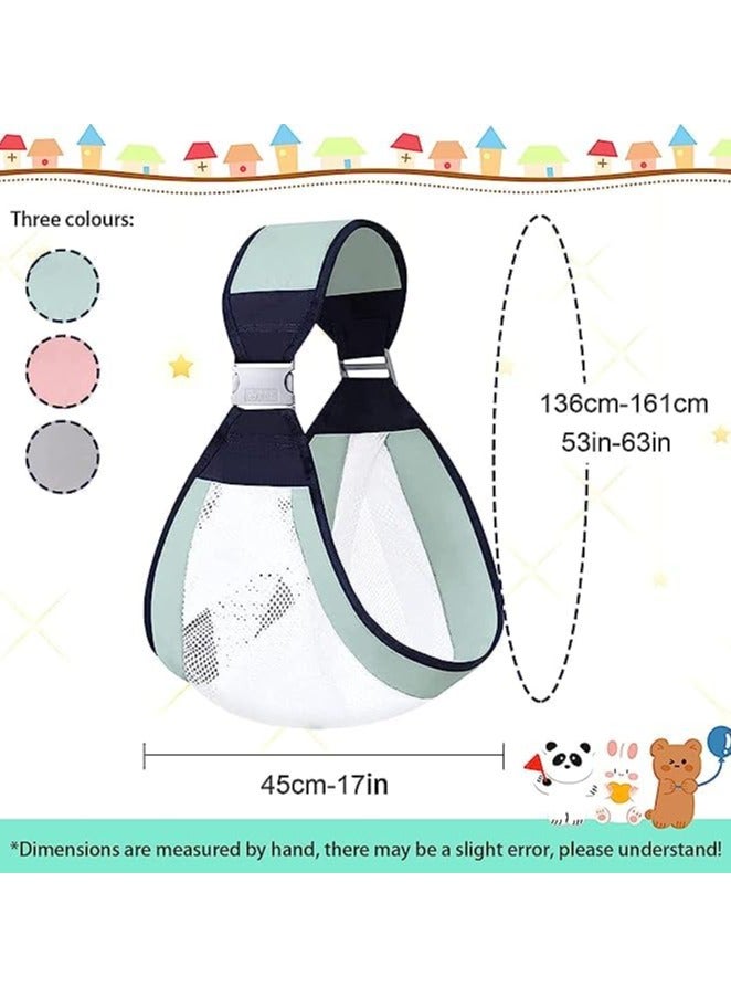 ريبنيو حاملة الاطفال حديثي الولادة وحتى الأطفال الصغار أغطية أطفال شبكية مريحة ثلاثية الأبعاد حبال أطفال قابلة للتعديل غطاء أطفال خفيف الوزن قابل للتنفس مع أشرطة كتف سميكة للرضع من عمر 0 ​​إلى 36 شهرًا - Image 5