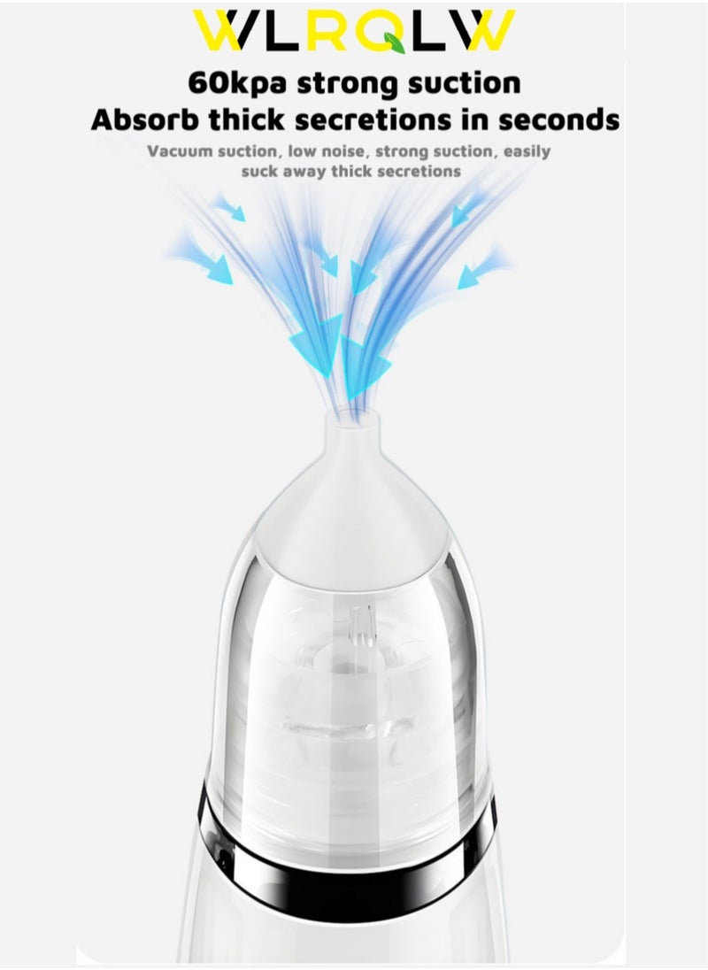 WLRQLW Baby Electric Nasal Aspirator White  - Image 4