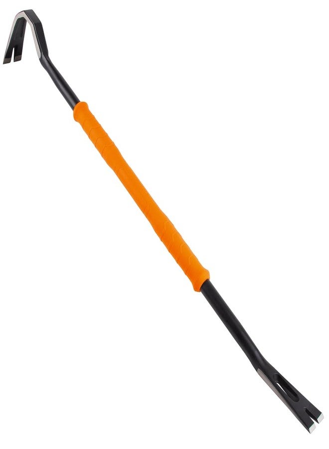 Klein Tools 66096 36-Inch Gooseneck Wrecking Bar and Nail Puller, Heavy Duty Forged Carbon Steel, Pry Bar for Demolition - Image 1