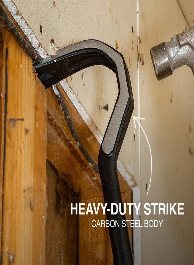 Klein Tools 66096 36-Inch Gooseneck Wrecking Bar and Nail Puller, Heavy Duty Forged Carbon Steel, Pry Bar for Demolition - Image 5