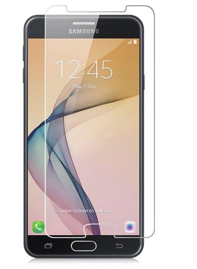 BORTONY Tempered Glass Screen Protector For Samsung Galaxy J7 Prime 5.5-Inch Clear - Image 1