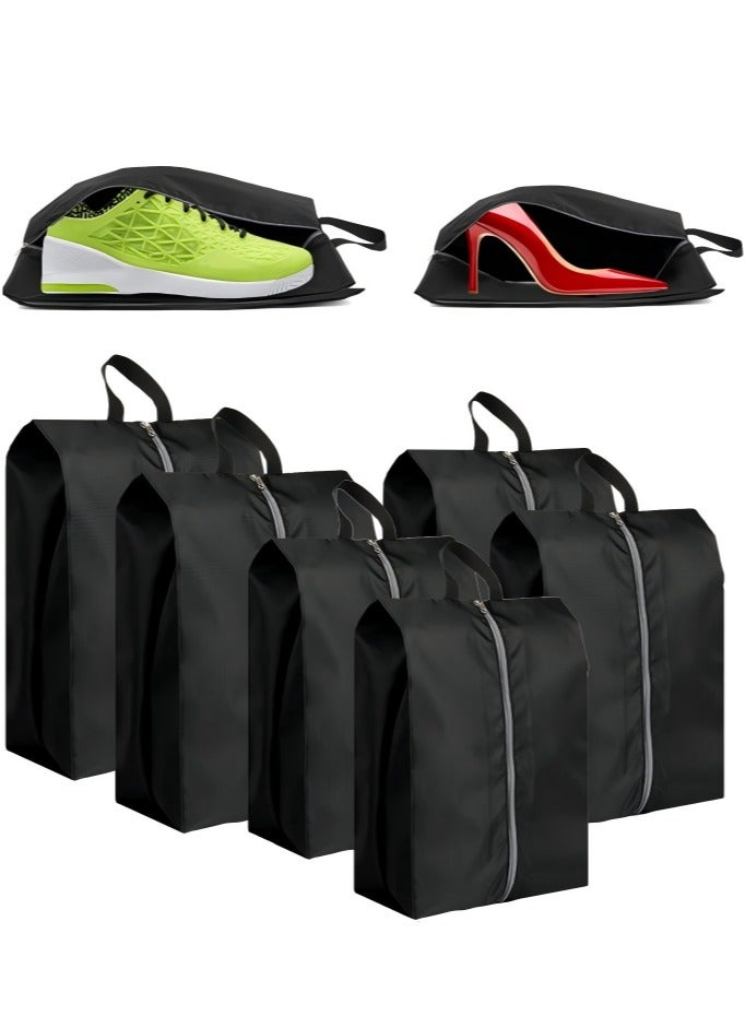 Bukela Shoe Bags for Travel, Set of 6 Pack Shoe Travel Bags for Packing, Large Waterproof Portable Travel Shoe Bag with Zipper Travel Essentials Women for and Men - Image 1