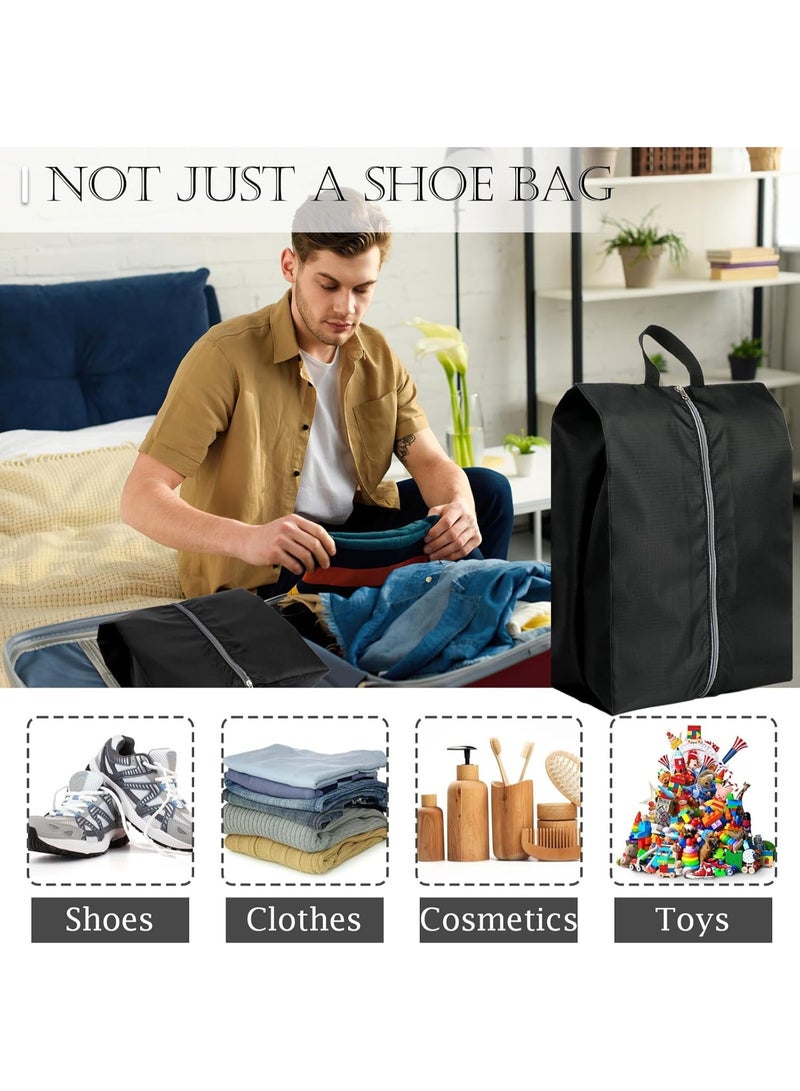 Bukela Shoe Bags for Travel, Set of 6 Pack Shoe Travel Bags for Packing, Large Waterproof Portable Travel Shoe Bag with Zipper Travel Essentials Women for and Men - Image 4