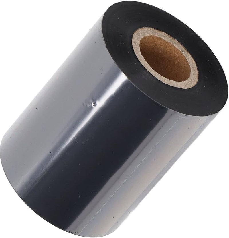 شريط نقل حراري للتسمية باللون الأسود مقاس 80 مم × 300 م لطابعة الباركود وآلة الترميز - Image 3