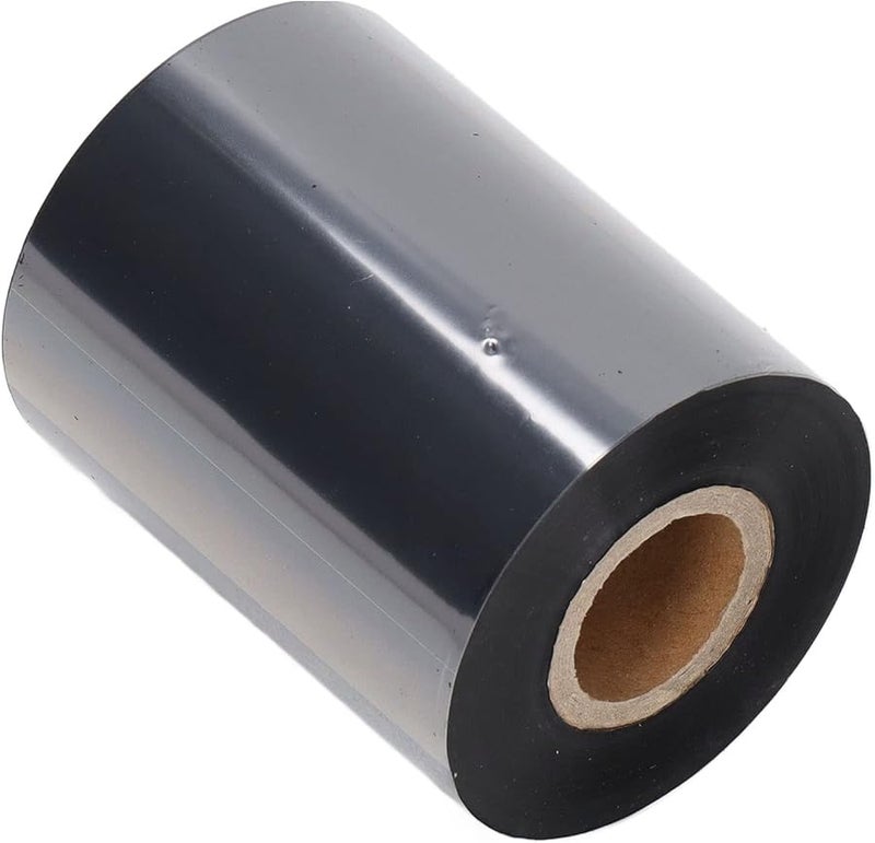 شريط نقل حراري للتسمية باللون الأسود مقاس 80 مم × 300 م لطابعة الباركود وآلة الترميز - Image 4