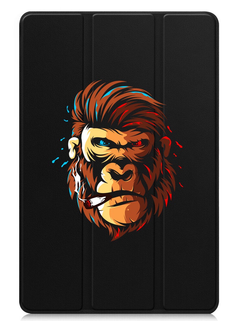 Theodor Protective Flip Case For Huawei MatePad SE 11 (2024) With Trifold Stand Auto Wake Sleep Shockproof Cover Gorilla head - Image 1