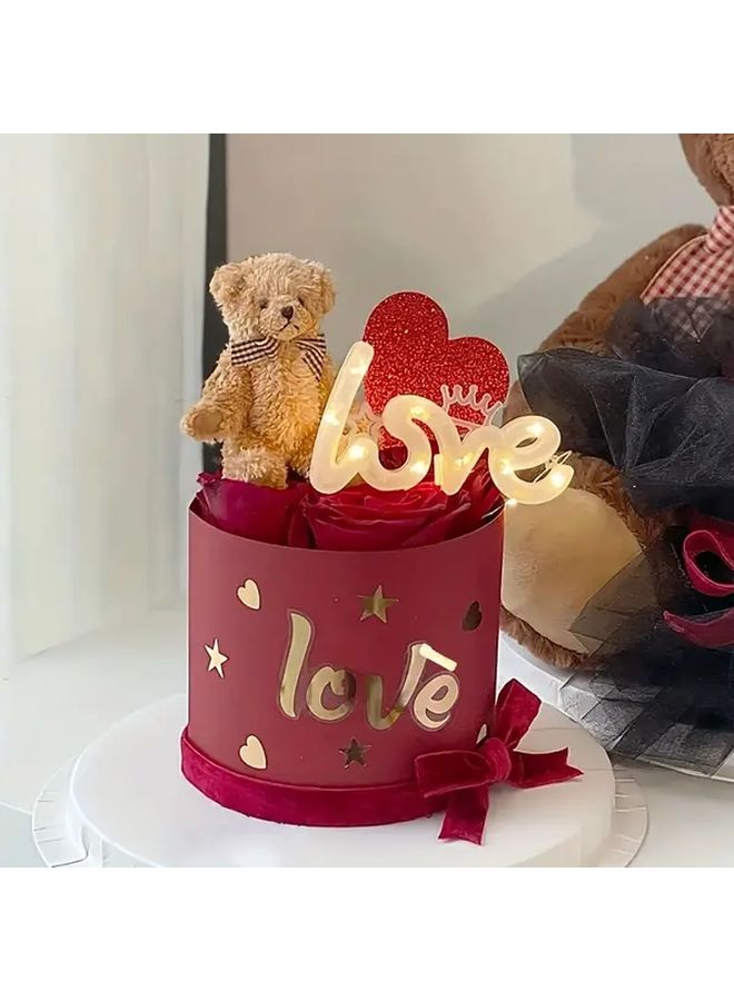 Colorful LED Love Bouquet Lamp For Valentine Christmas Wedding Decoration - Image 4