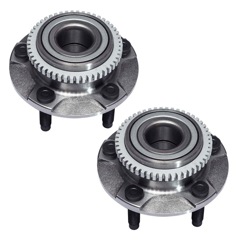 TUCAREST 513115 x2 Front Wheel Bearing and Hub Assembly Compatible with 19941997 19982004 Ford Mustang 5 Lug WABS