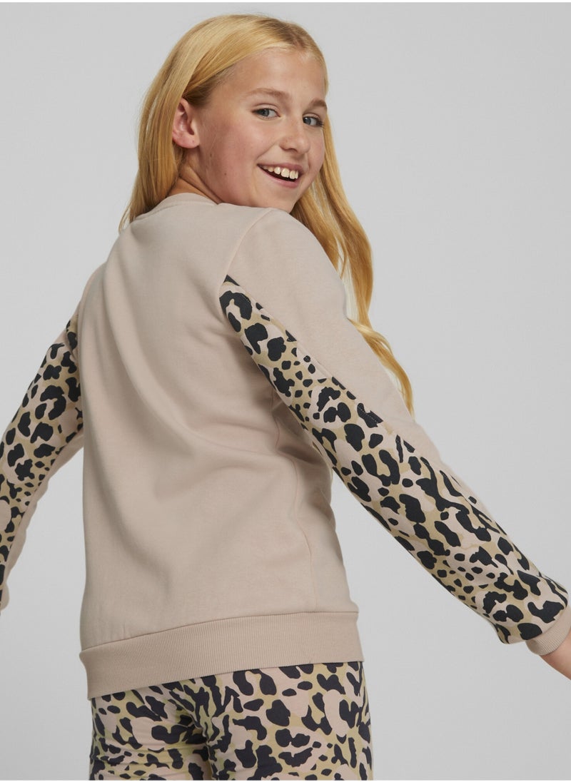 PUMA - Alpha Kids Girls Crew Neck Sweatshirt - Image 1