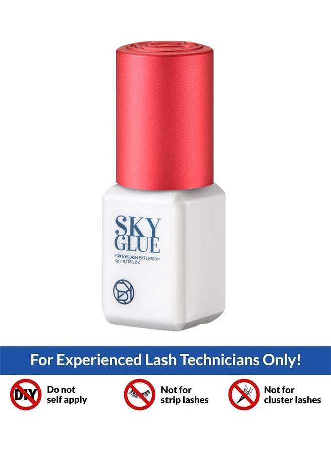 سكاي غراء تمديد الرموش التقني المتقدم SKY S+ 5 مل / عمر 6-8 أسابيع - وقت جفاف سريع 1-2 ثانية للتمديد المحترف - Image 2