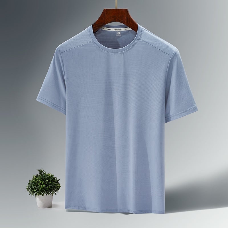 Short-sleeved T-shirt men's summer thin breathable short-sleeved Korean style trendy loose casual all-matching men's top - Image 5