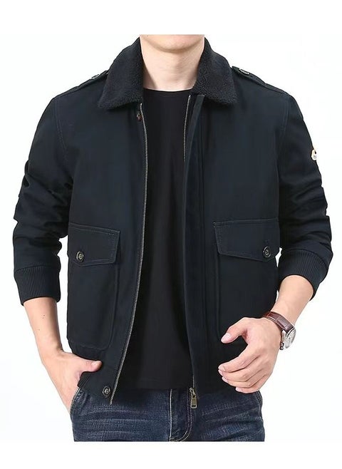 Men's Autumn/Winter Flannelette Lapel Jacket