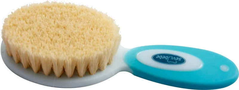 Sevi Bebe Natural Brush Comb Set ART-401 Blue