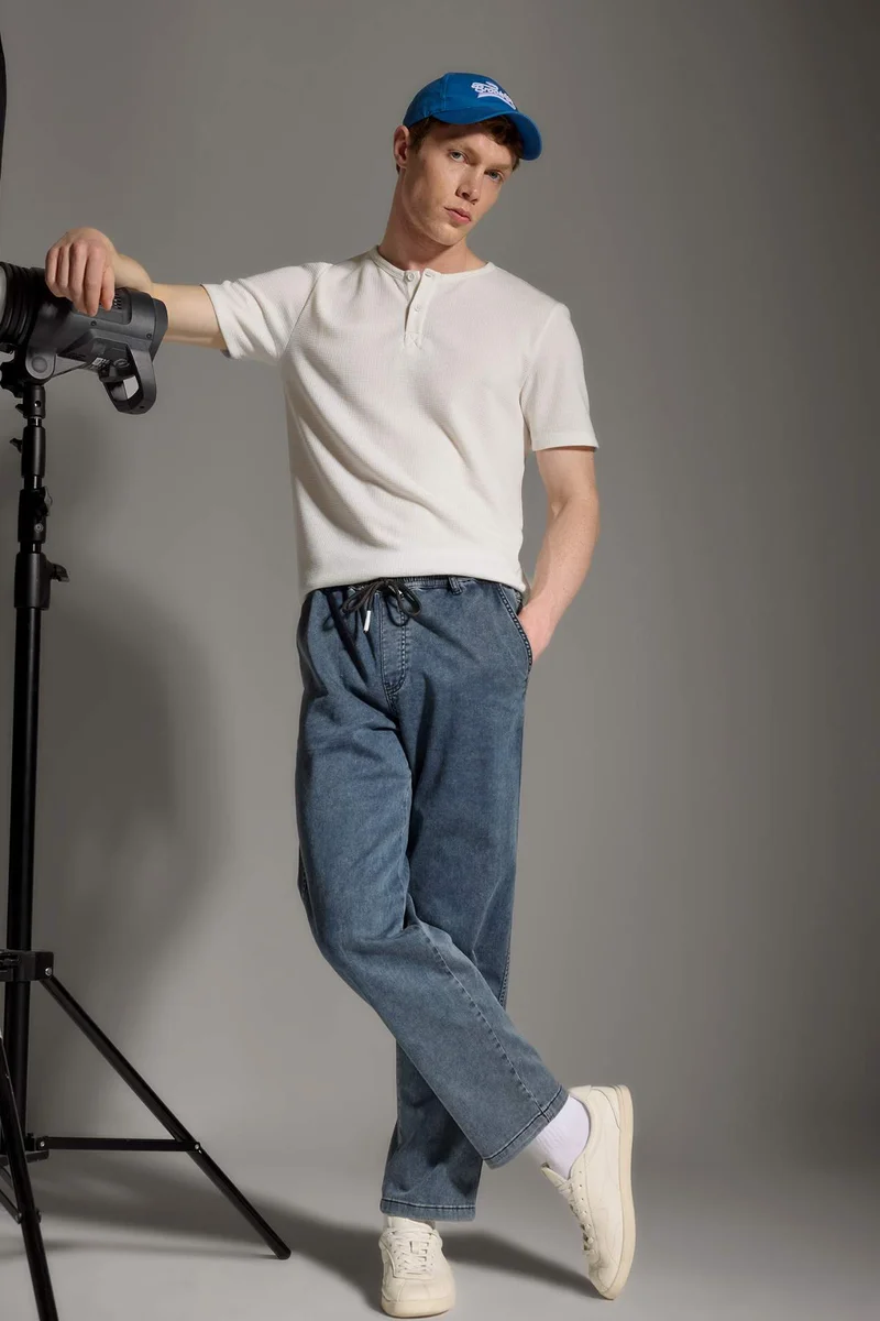 Defacto  Wide Leg Trousers for Men | Best Price UAE