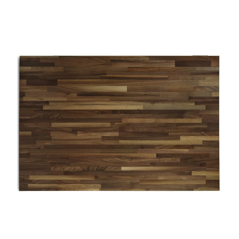 CONSDAN Butcher Block Counter Top Walnut Solid Hardwood Countertop Wood Slabs for Kitchen Reversible Both Side Polished Prefinished with Foodsafe Oil 15 Thickness 36x25