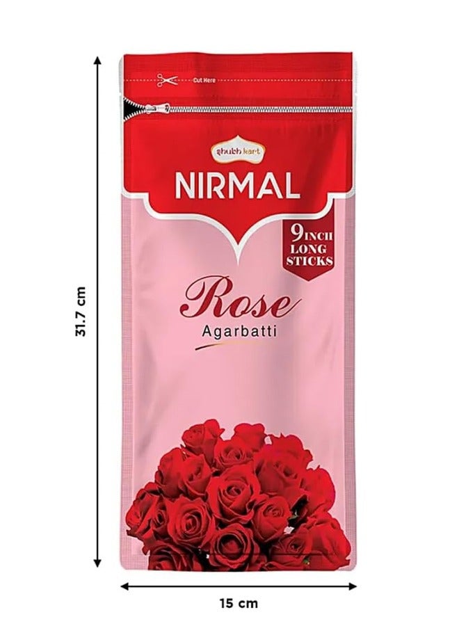 شوبكارت عطر نيرمال روز الفاخر، 200 عصا بخور أجارباتي من شوبكارت (عبوة من قطعتين) - Image 4