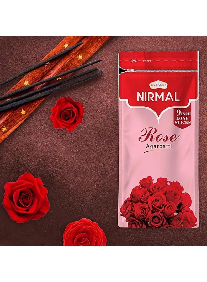 شوبكارت عطر نيرمال روز الفاخر، 200 عصا بخور أجارباتي من شوبكارت (عبوة من قطعتين) - Image 3