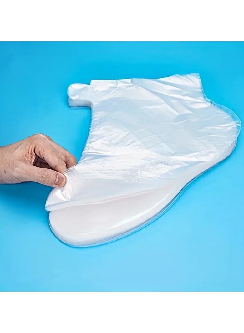 ORiTi 100 Pcs Disposable Foot Mask Cover Transparent Foot Mask Waterproof Foot Mask Cover - Image 3