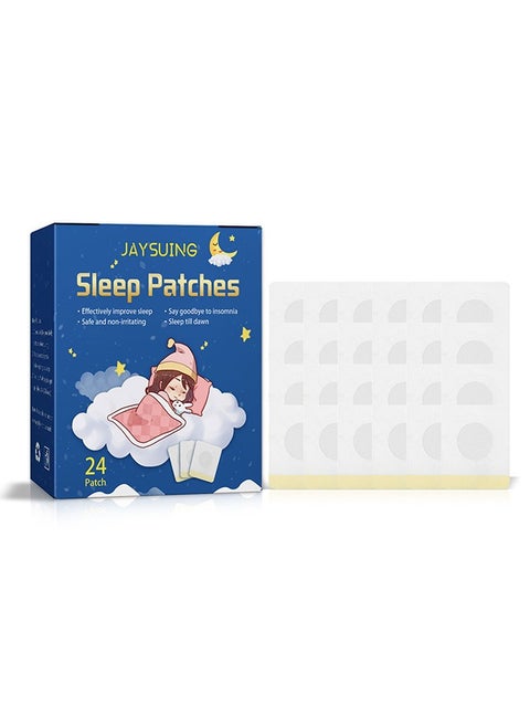24 Pcs Sleep Patches, Sleep Patches for Adults, Upgraded Sleep Patches Set, Easy to Apply and Comfortable, Premium Ingredients, for Men and Women