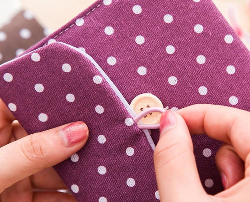 Prostuff.in Prostuffin Girls Cotton Polka Dot Sanitary Napkin Pad Pouch Holder For WomenTravel Friendly WaterProof Storage Organizers For Sanitary PadsPad Holder Handbag Multicolor 2 Pcs  - Image 5