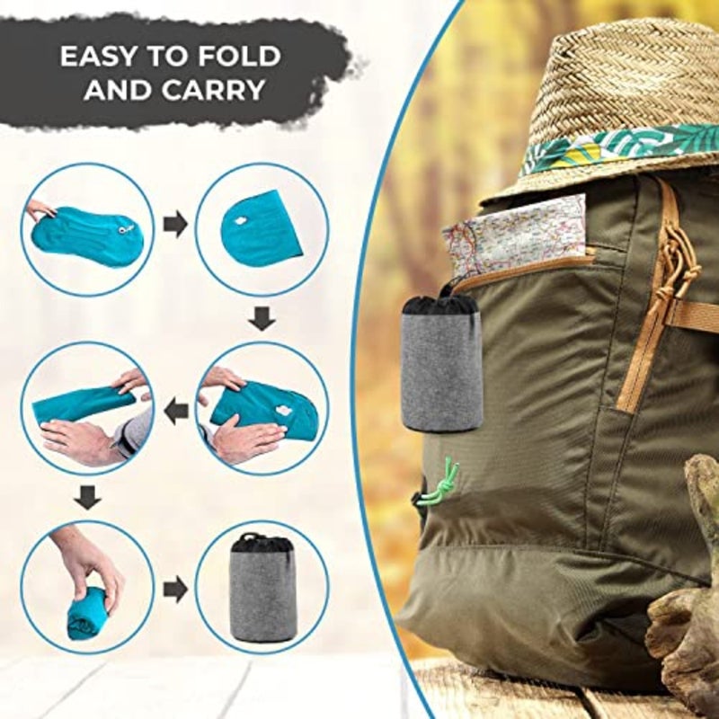 Ultralight Compact Inflatable Camping Pillow, Soft Compressible Portable Travel Air Pillow for Outdoor Camp, Sport, Hiking, Backpacking Night Sleep and Car Airplane Lumbar Support - Image 4