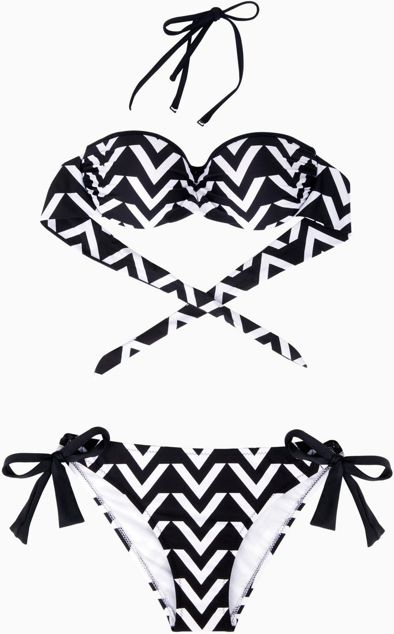 Ayyıldız 40721 Black Push-Up Bikini Set 