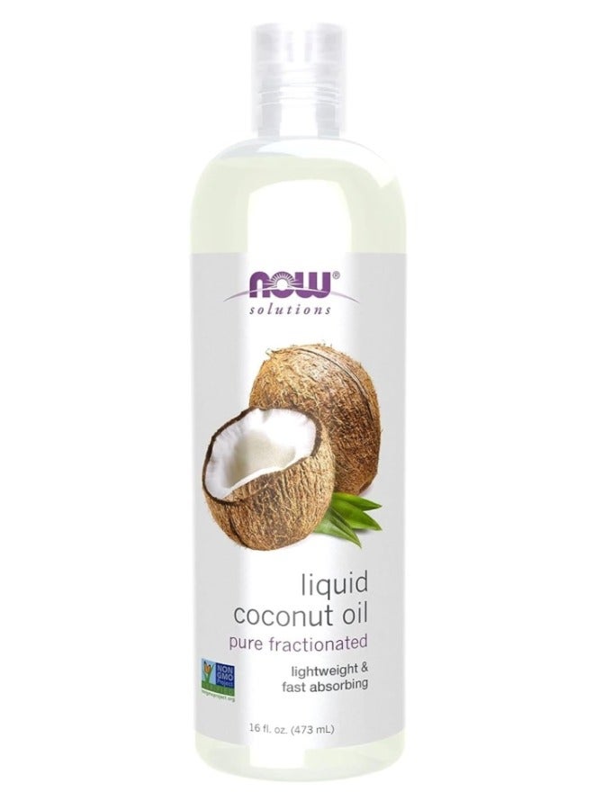 now Liquid Coconut Oil 473ml - Image 2