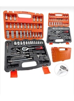 Spech Power 1/4 Ratchet Socket Wrench Set Bit Set 53 Piece Socket Set.  - Image 1