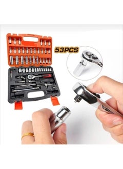Spech Power 1/4 Ratchet Socket Wrench Set Bit Set 53 Piece Socket Set.  - Image 2