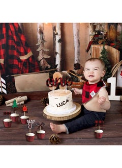 Lumberjack First Birthday Party Decoration Buffalo Plaid Decor Happy 1St Birthday Banner Camping Wild Bear For Wonederland Baby Girl Boy - pzsku/ZD94CA6472CEFFCC30141Z/45/_/1697271678/70975cf8-54ea-4836-b01d-601c0f169ca0