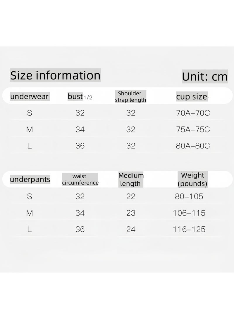 KUYING New Comfortable Skin Friendly And Breathable Lingerie Set Set Of 2 - Image 2