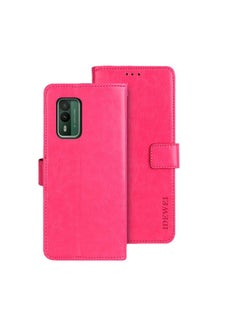 IDEWEI Case For Nokia XR21 Crazy Horse Texture Leather Phone Case with Holder  - Image 1