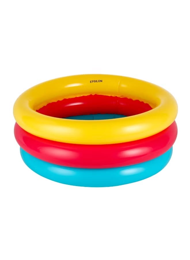 إبسلون مجموعة حمام سباحة صيفية إبسيلون | 102x25 سم (40x10 بوصة)، حمامات سباحة قابلة للنفخ آمنة للسباحة، للأطفال من عمر 3 سنوات فأكثر / مثالية للمنزل، النزهات، والحديقة | EPSSE1672، متعدد الألوان - Image 1