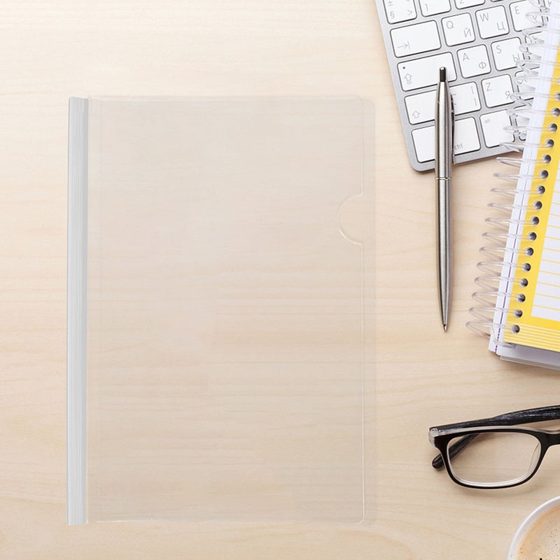 Plastic Binders with Slide Bars for B5 Documents, Strong Clamping Force, Durable Design - Image 3