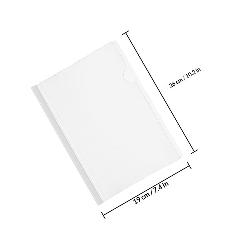 Plastic Binders with Slide Bars for B5 Documents, Strong Clamping Force, Durable Design - Image 2